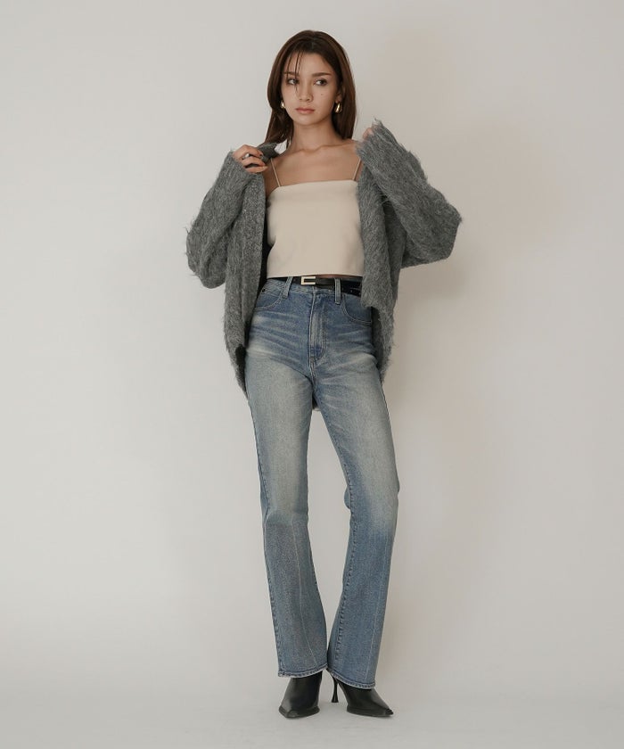 クリアカットソー ２WAY クロップド カップ付き トップス KINO THE KEI