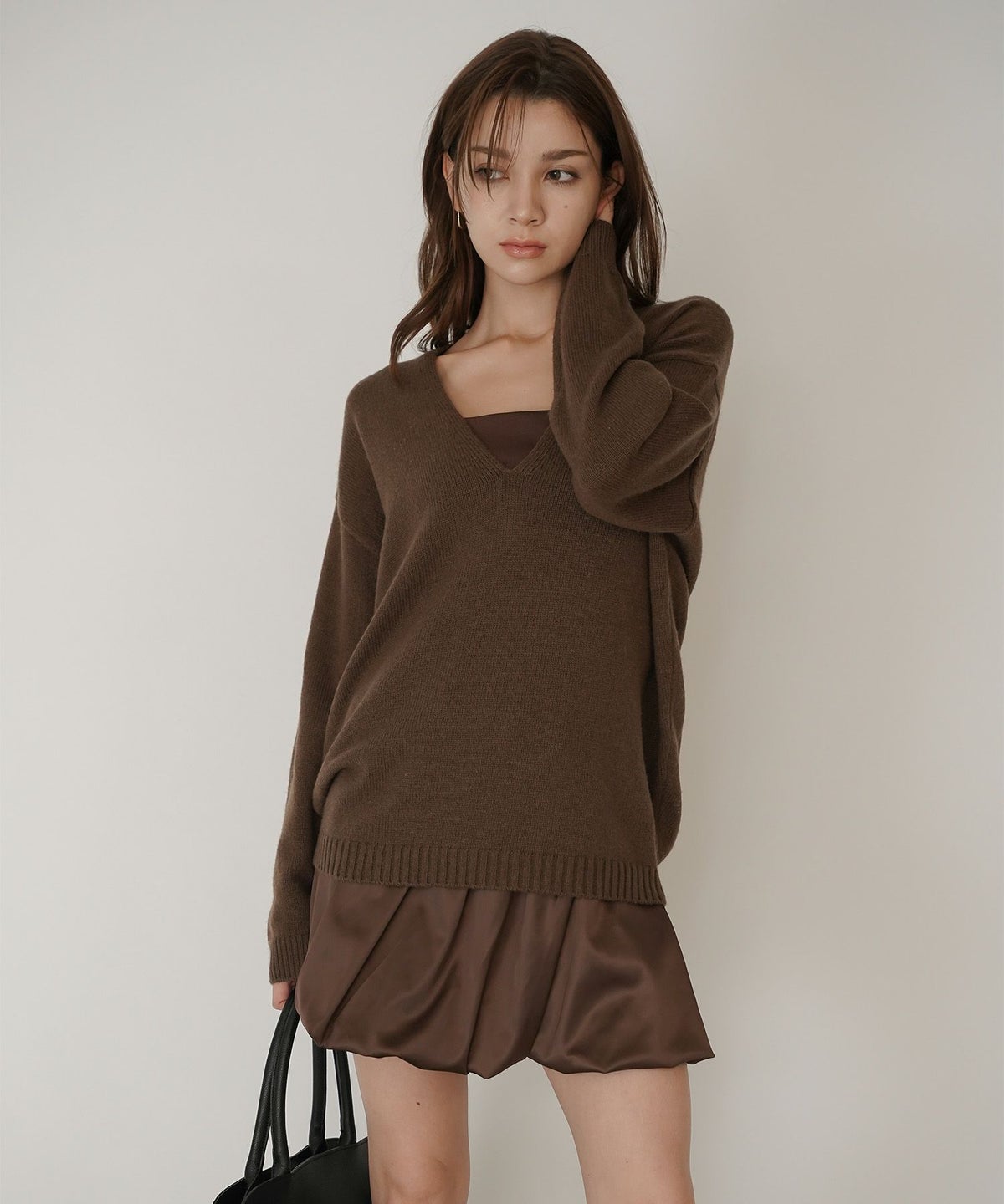 クリアカットソー ２WAY クロップド カップ付き トップス KINO THE KEI