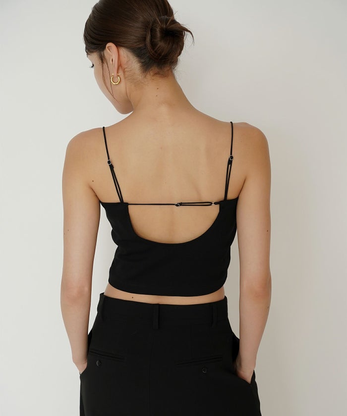 クリアカットソー ２WAY クロップド カップ付き トップス KINO THE KEI