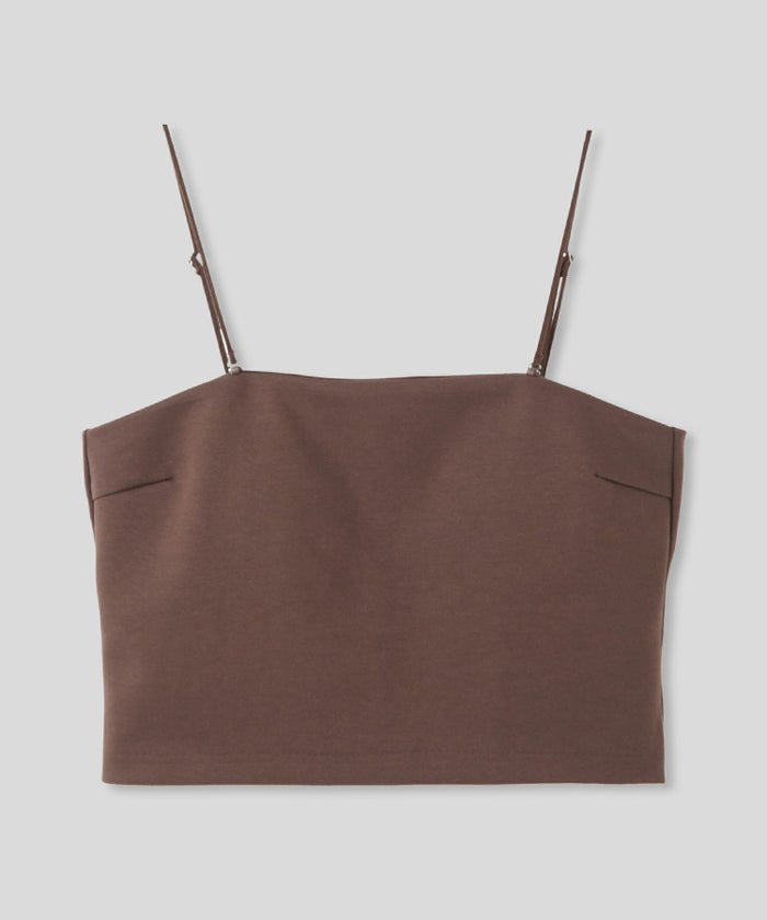 クリアカットソー ２WAY クロップド カップ付き トップス KINO THE KEI