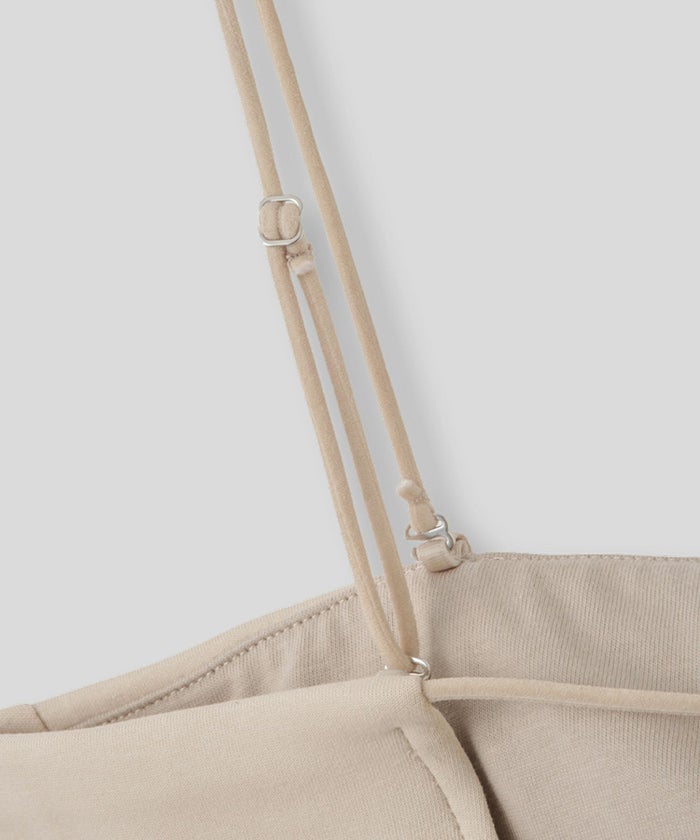 クリアカットソー ２WAY クロップド カップ付き トップス KINO THE KEI