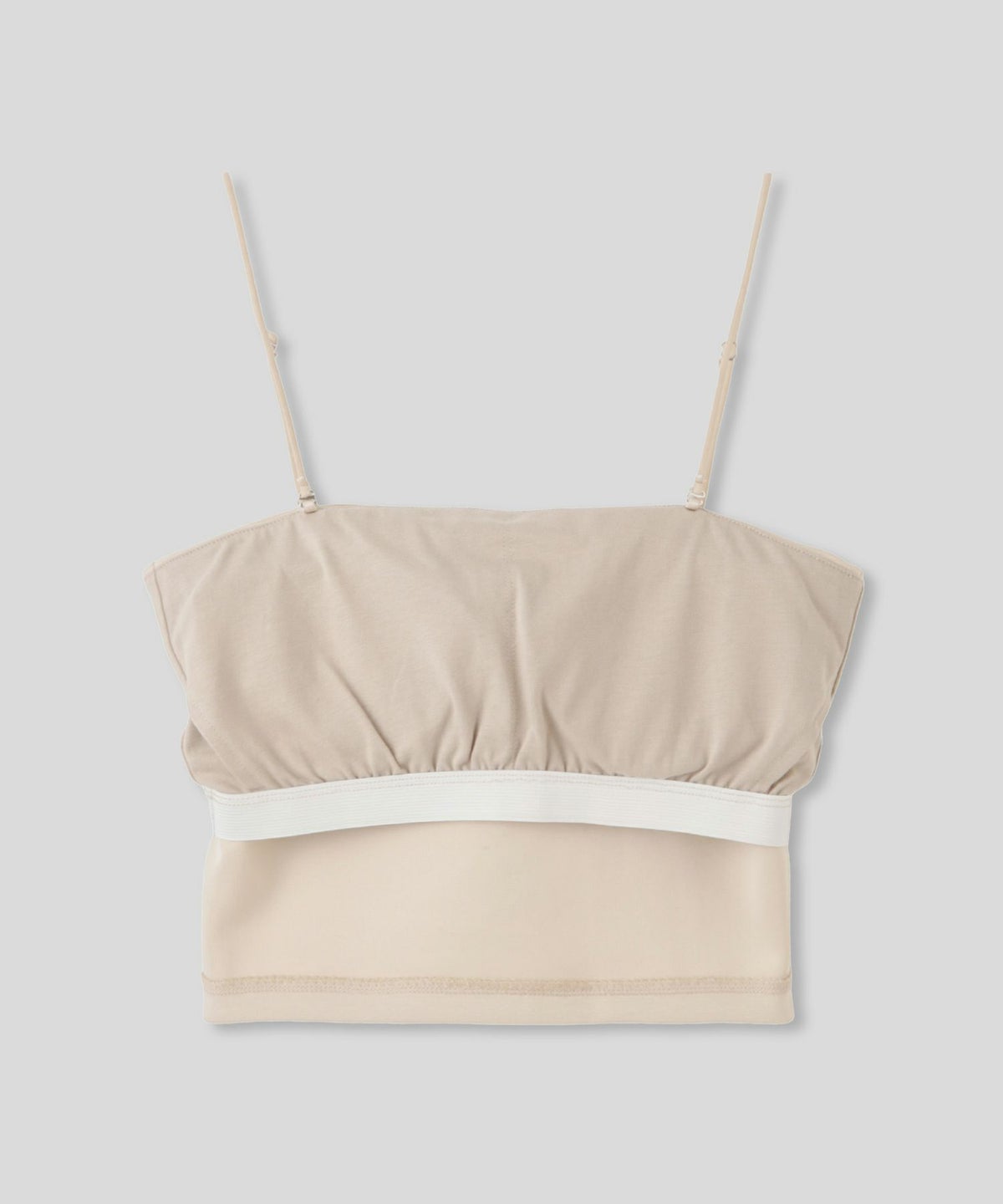 クリアカットソー ２WAY クロップド カップ付き トップス KINO THE KEI