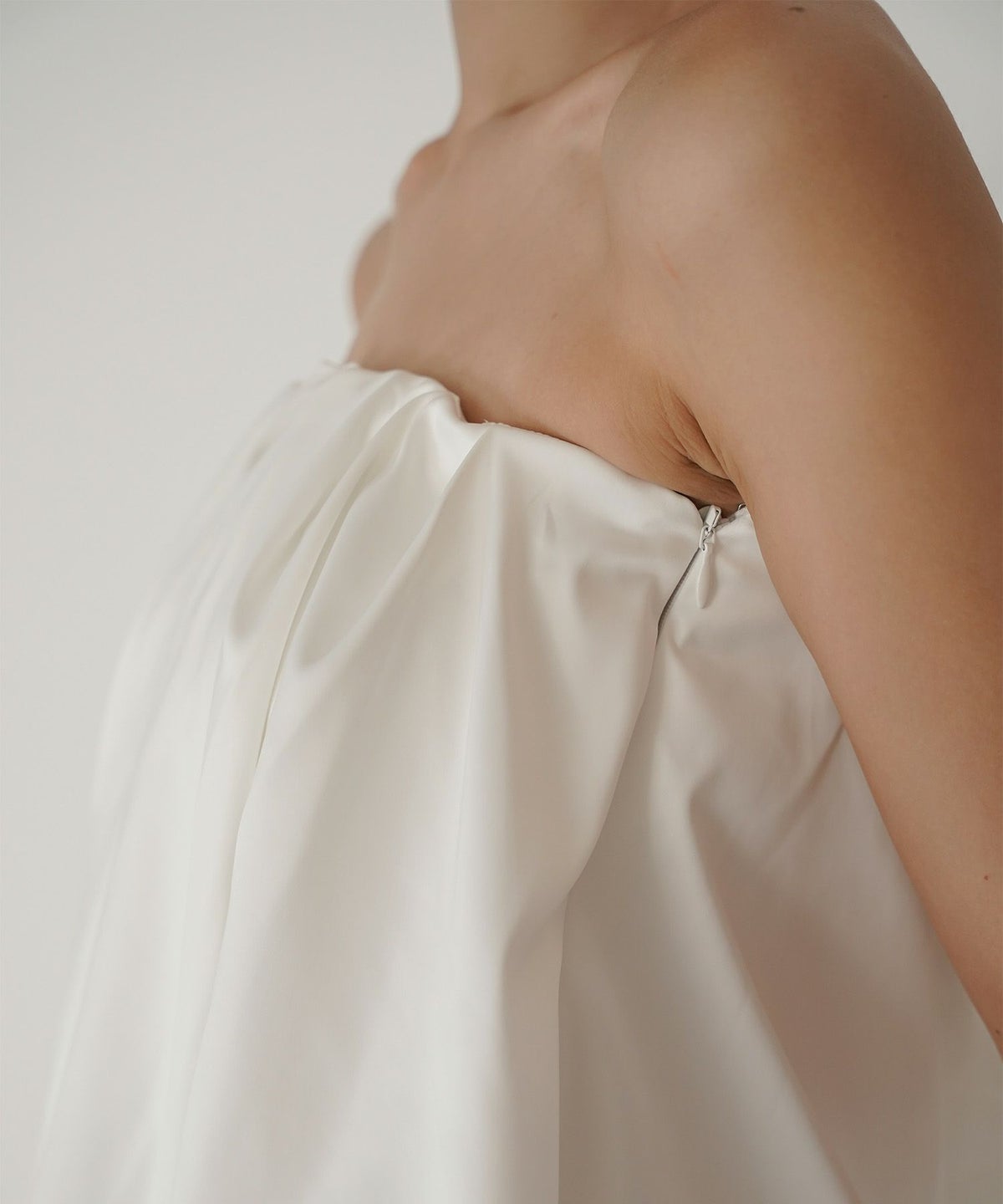 サテン 2WAY ツイスト タック バルーン スカート KINO THE KEI