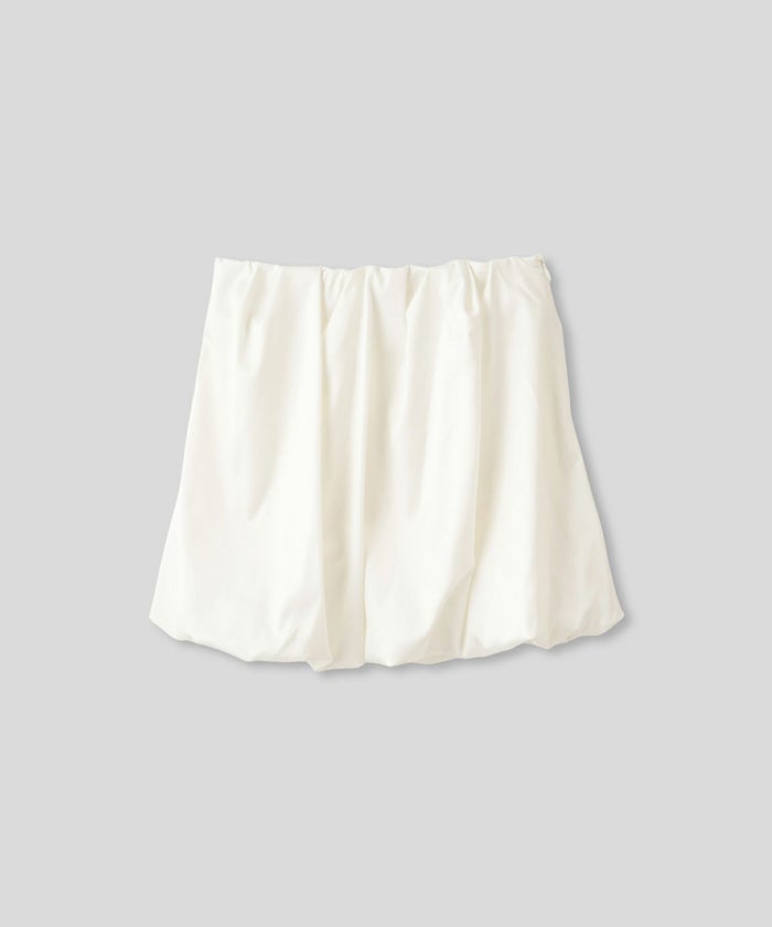 サテン 2WAY ツイスト タック バルーン スカート KINO THE KEI