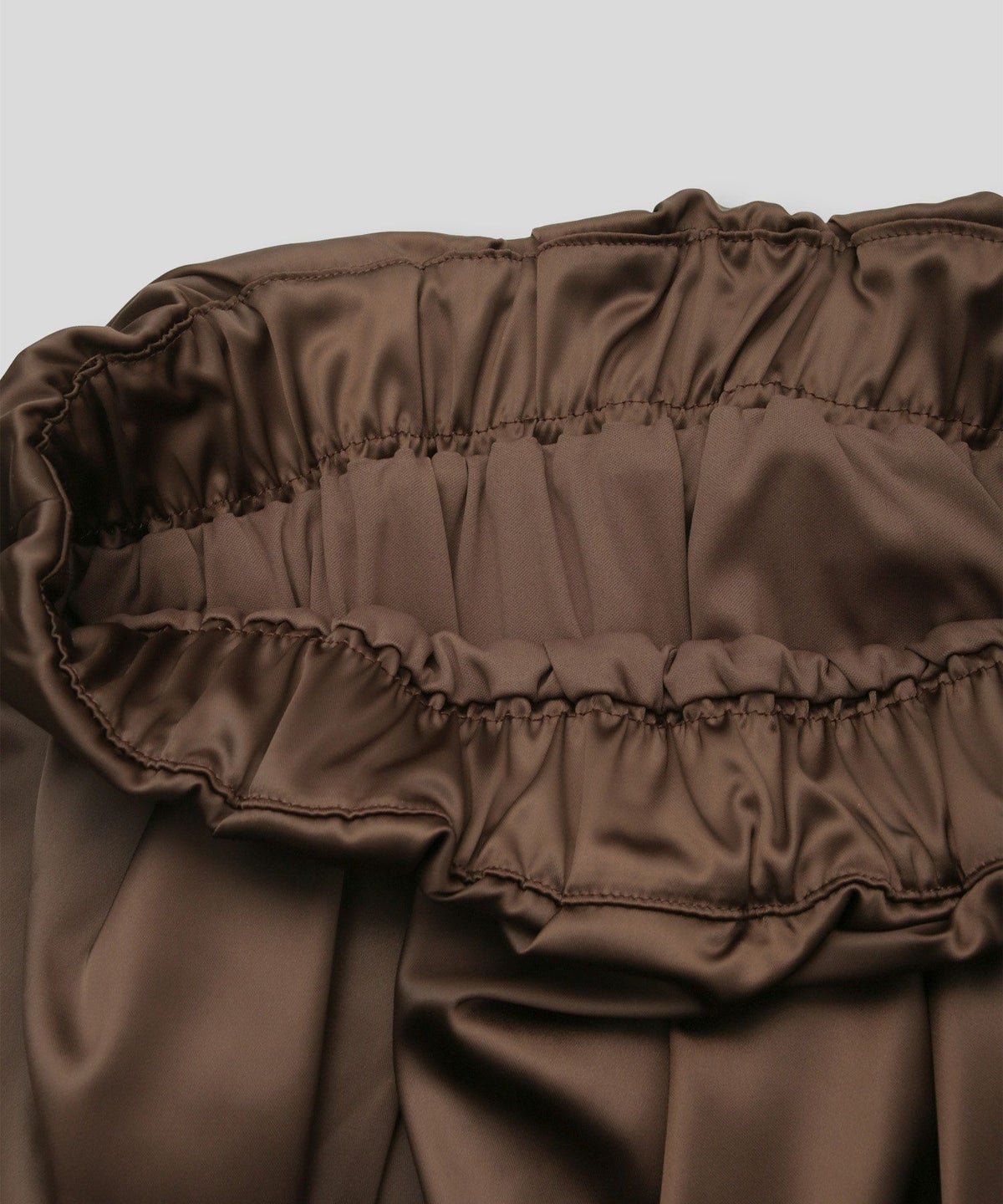 サテン 2WAY ツイスト タック バルーン スカート KINO THE KEI