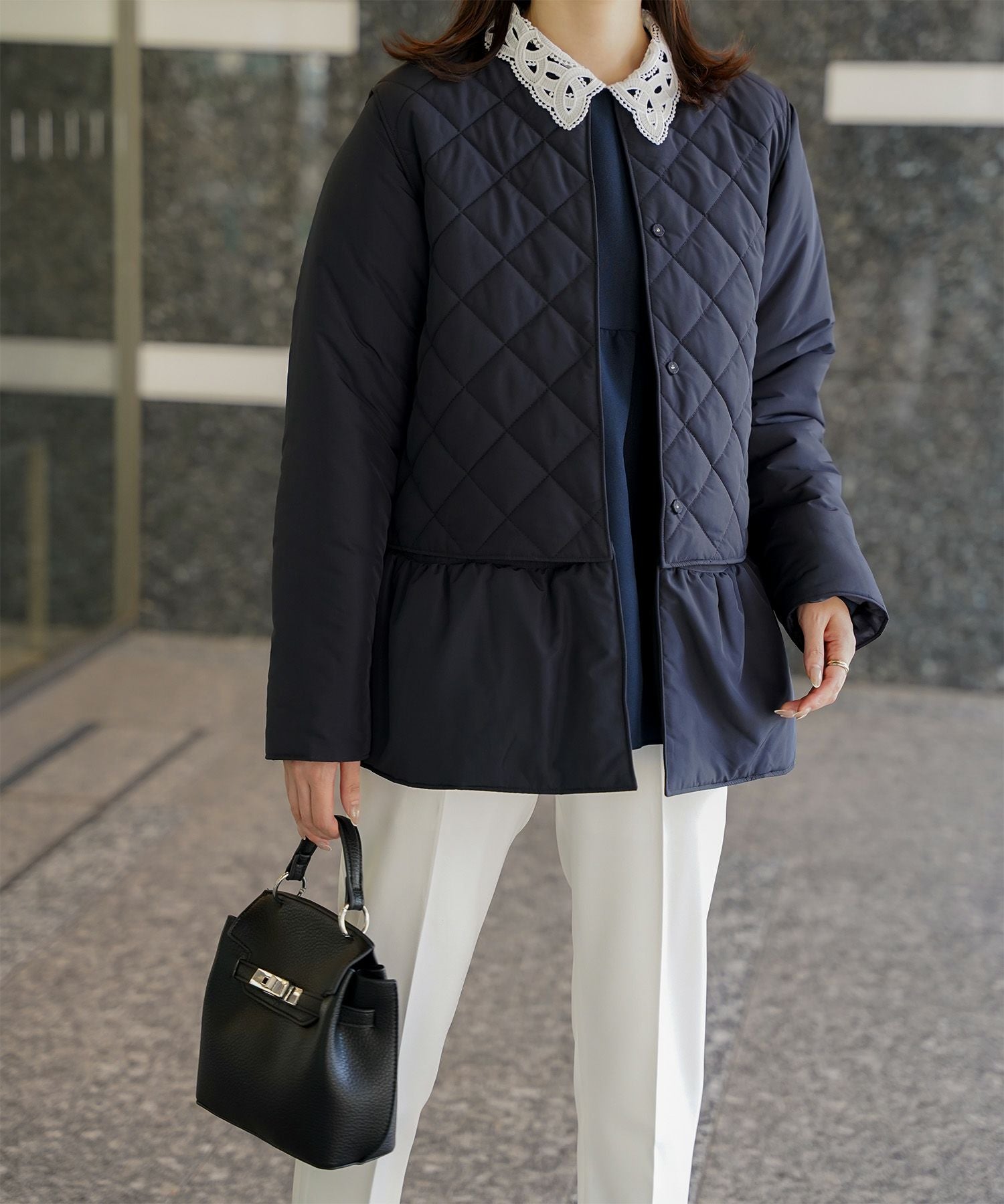 CLEARANCE-SALE マルチway キルティング ジャケット HUIT 全3色