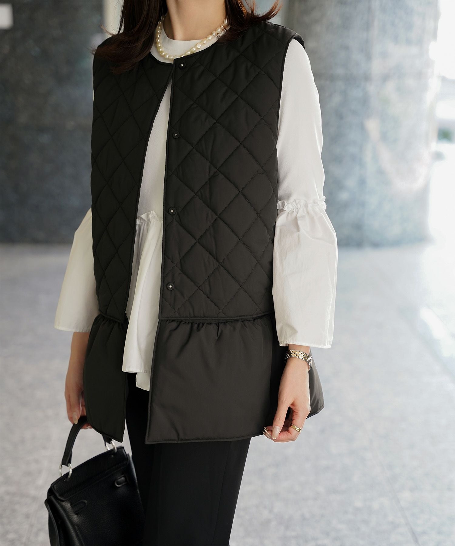 CLEARANCE-SALE マルチway キルティング ジャケット HUIT 全3色