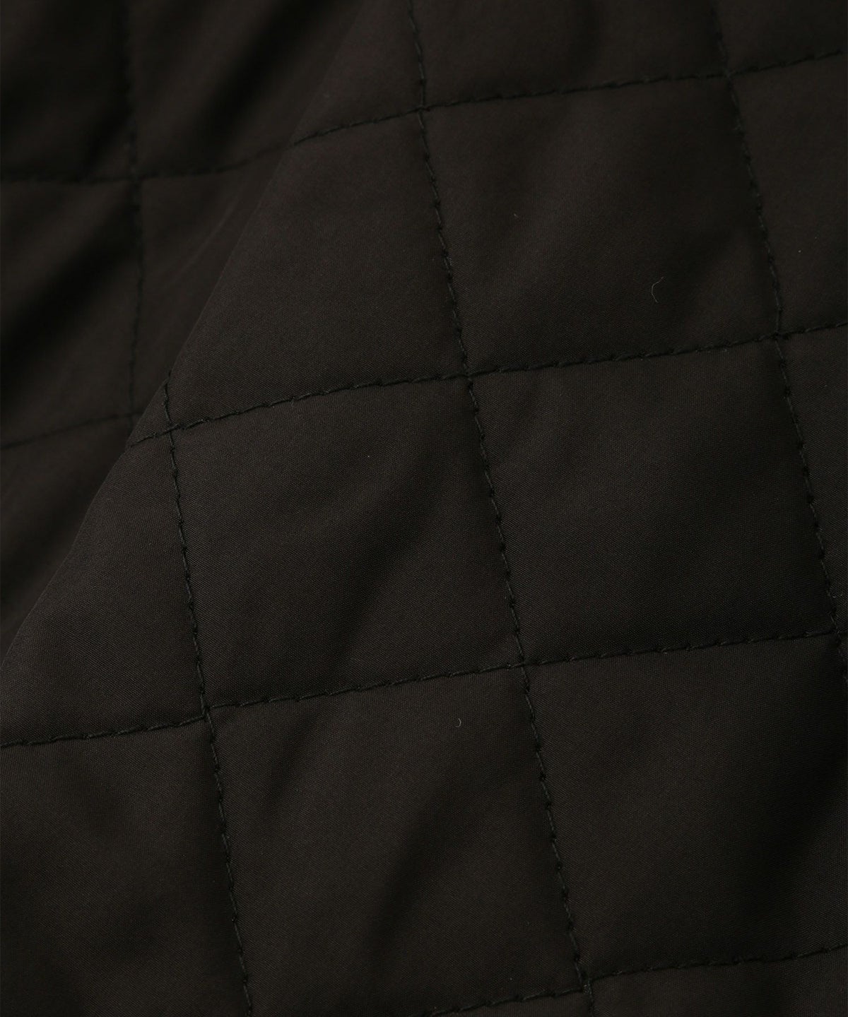 キルティング ペプラム トップス キルティング ボンディング 異素材 きれいめ 長袖 オフィス 学校行事 ホワイト/ブラック/M