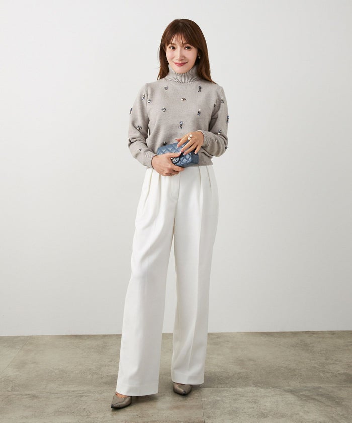 手洗い可 レディース 長袖 大人可愛い 上品 きれいめ オフィス 大人カジュアル フェミニン ジョイントスペース