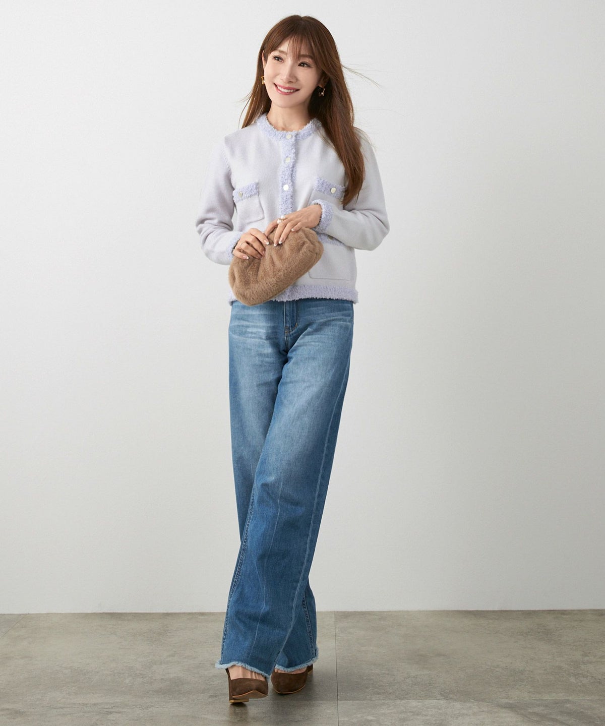 手洗い可 レディース 長袖 大人可愛い 上品 きれいめ オフィス 大人カジュアル フェミニン ジョイントスペース