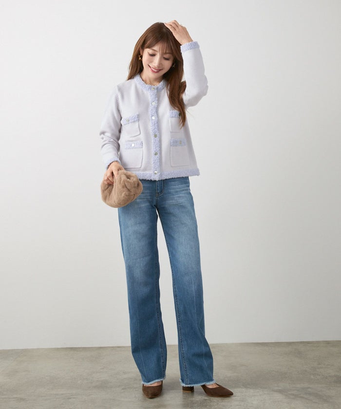 手洗い可 レディース 長袖 大人可愛い 上品 きれいめ オフィス 大人カジュアル フェミニン ジョイントスペース