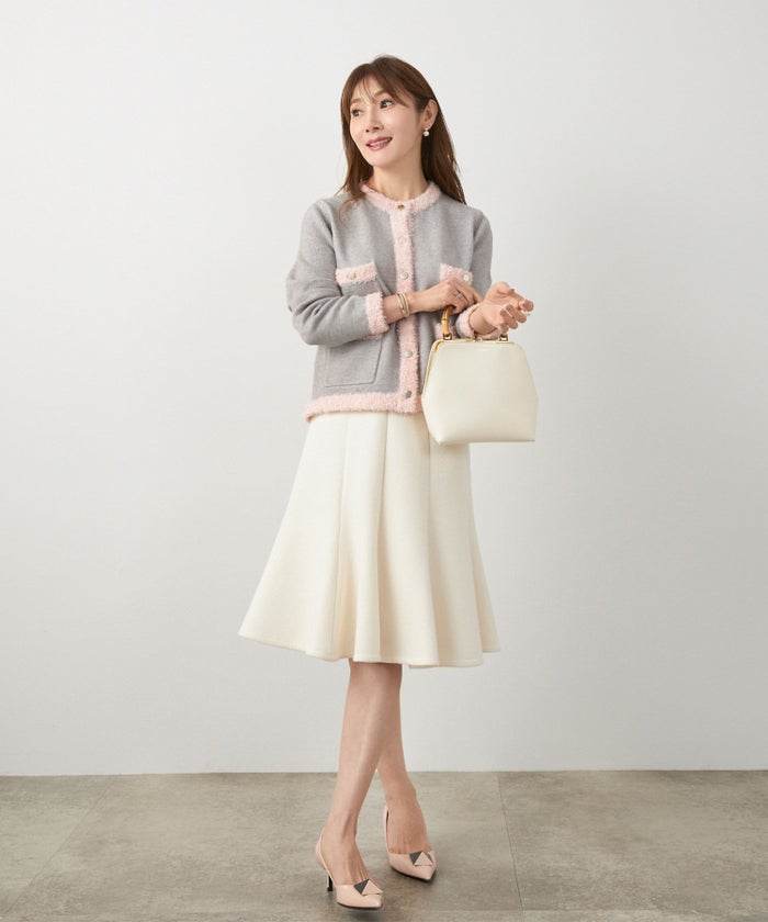 手洗い可 レディース 長袖 大人可愛い 上品 きれいめ オフィス 大人カジュアル フェミニン ジョイントスペース