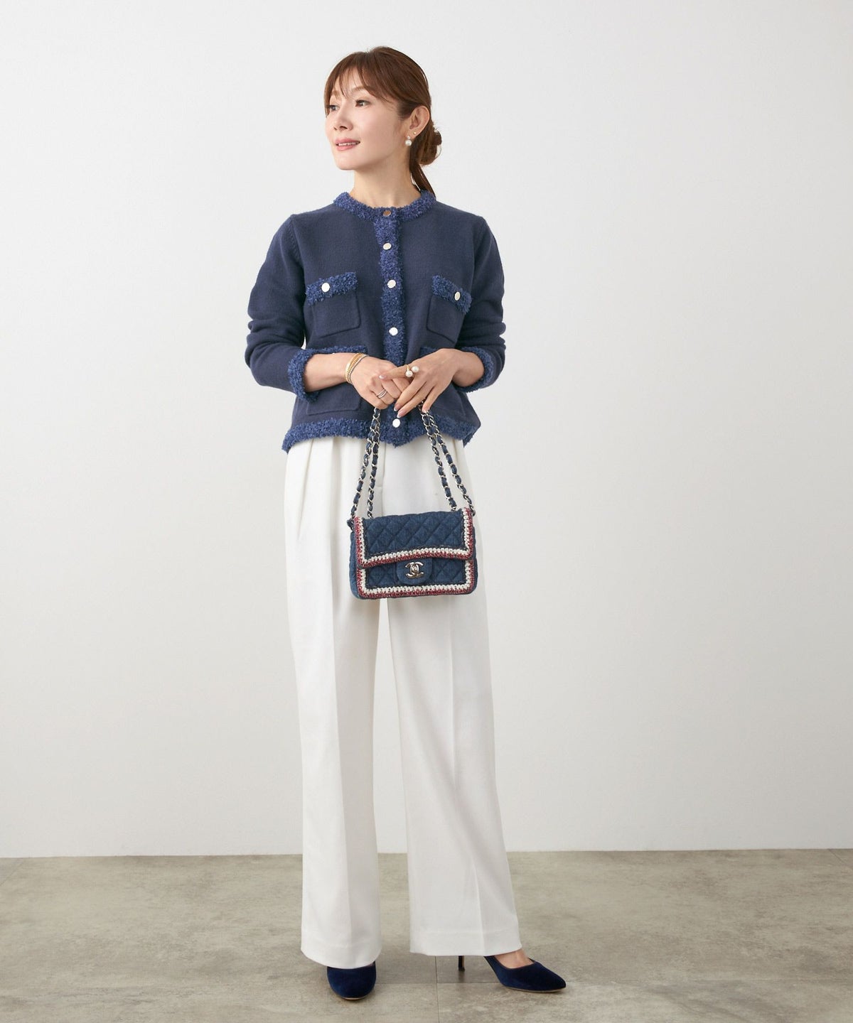 手洗い可 レディース 長袖 大人可愛い 上品 きれいめ オフィス 大人カジュアル フェミニン ジョイントスペース