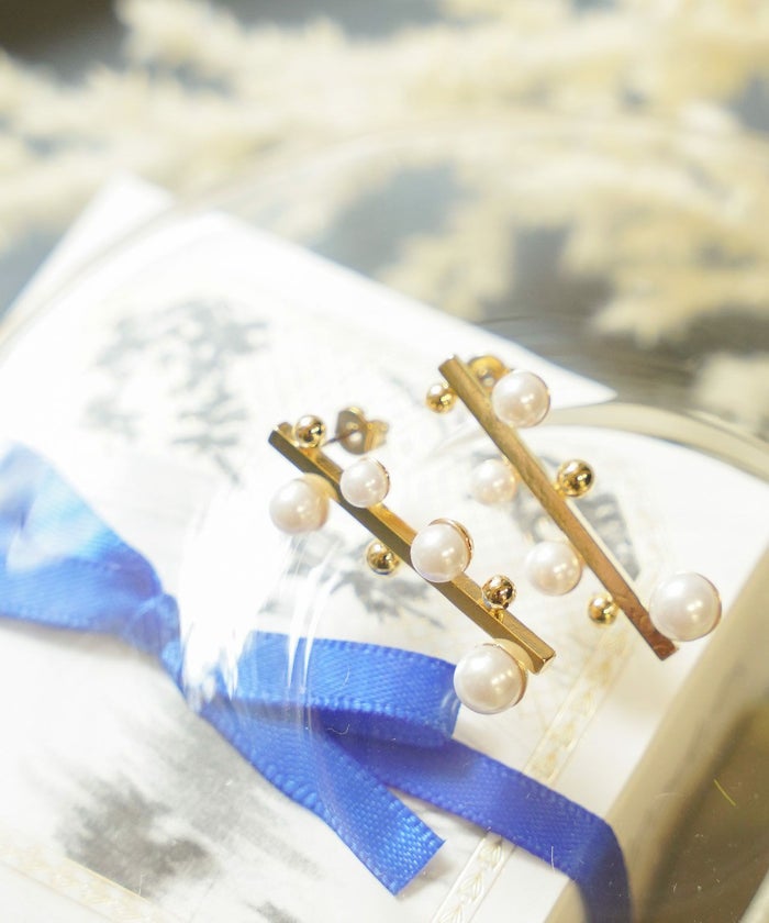 ツィッグ パール ピアス イヤリング Twig Pearl Pierce Earring