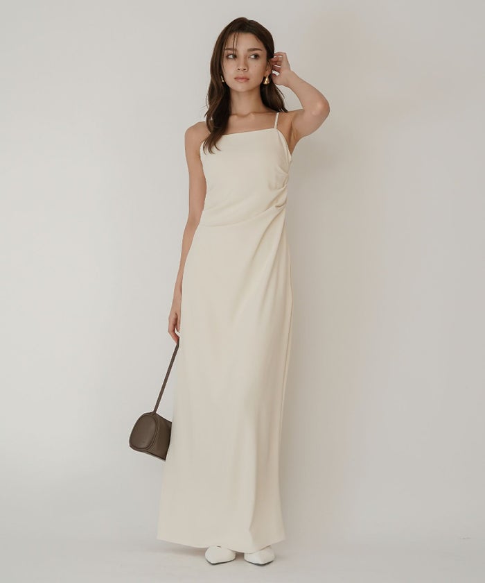 トリプルタック デザイン キャミソール ワンピース KINO THE KEI