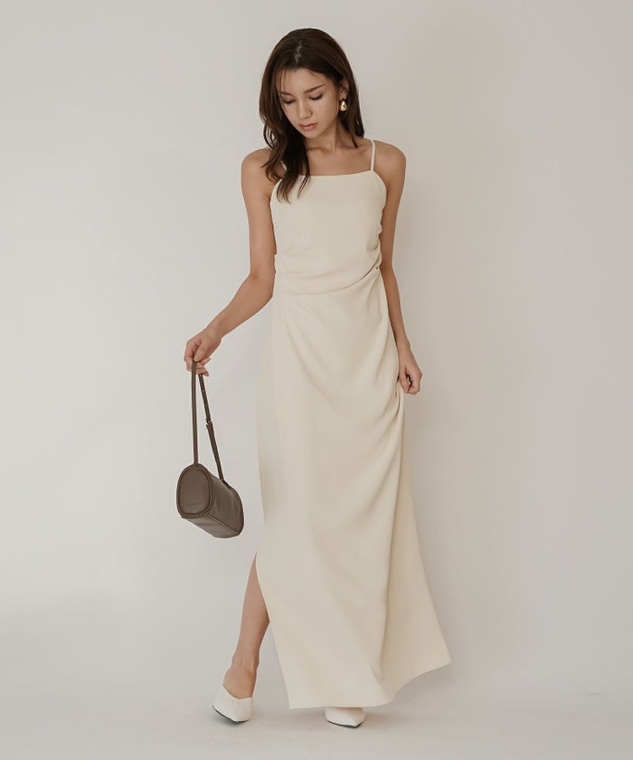 トリプルタック デザイン キャミソール ワンピース KINO THE KEI