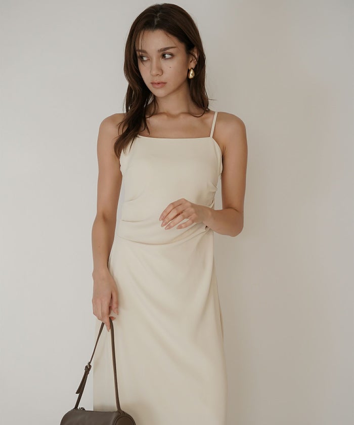 トリプルタック デザイン キャミソール ワンピース KINO THE KEI