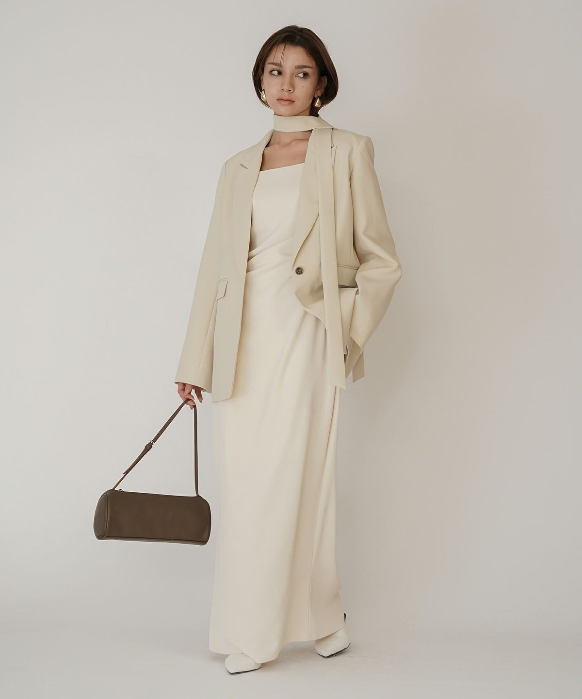 トリプルタック デザイン キャミソール ワンピース KINO THE KEI