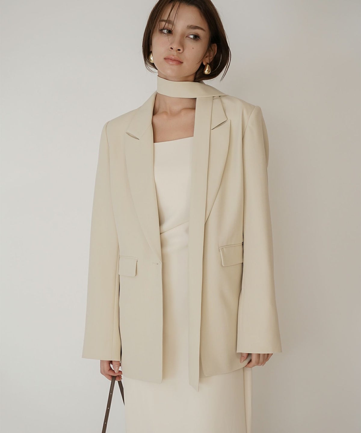 トリプルタック デザイン キャミソール ワンピース KINO THE KEI