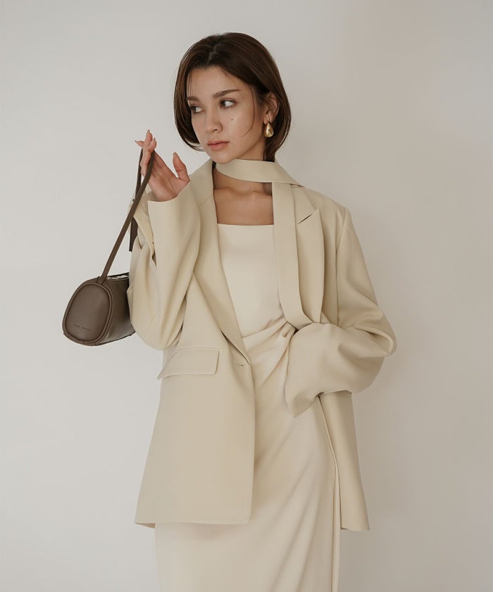 トリプルタック デザイン キャミソール ワンピース KINO THE KEI