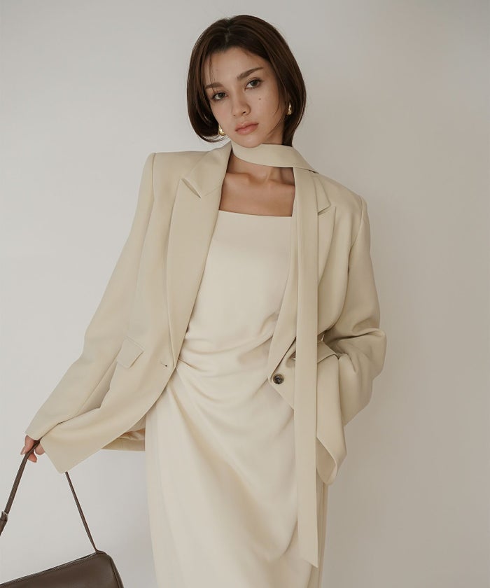 トリプルタック デザイン キャミソール ワンピース KINO THE KEI