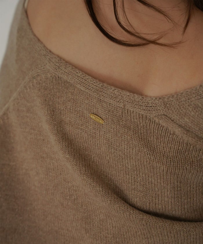 深Ｖネック オーバーニット ブルオーバー KINO THE KEI