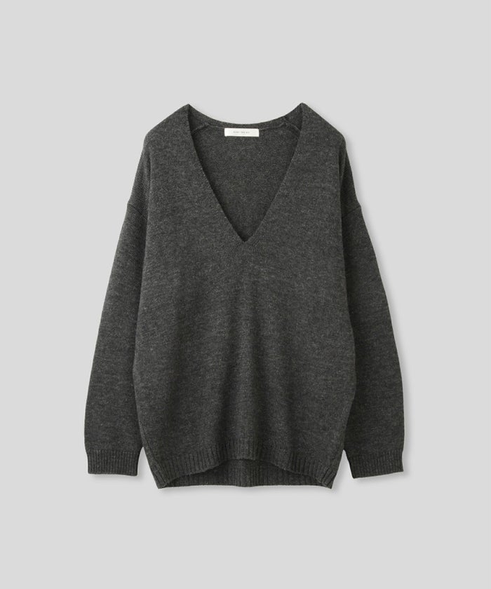 深Ｖネック オーバーニット ブルオーバー KINO THE KEI