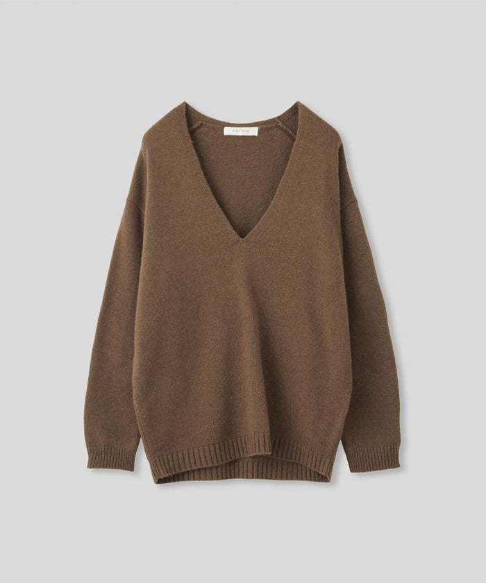 深Ｖネック オーバーニット ブルオーバー KINO THE KEI