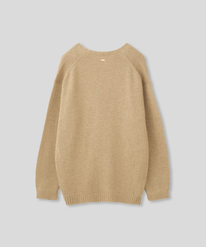 深Ｖネック オーバーニット ブルオーバー KINO THE KEI