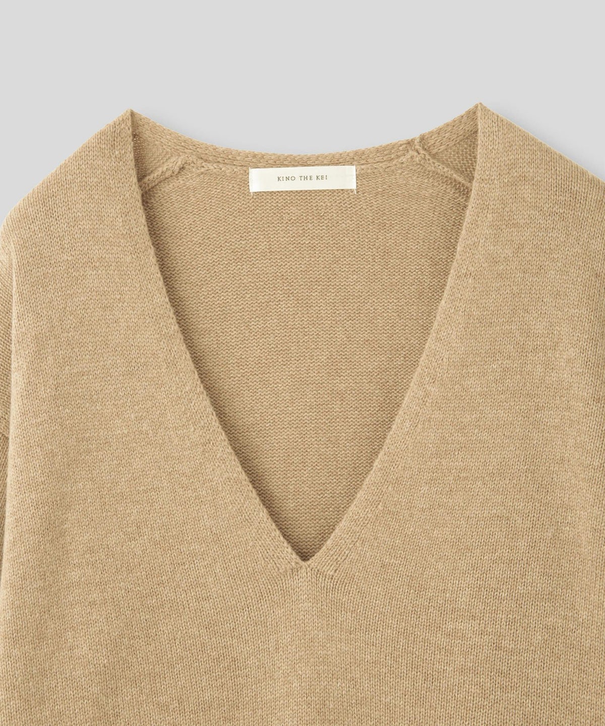 深Ｖネック オーバーニット ブルオーバー KINO THE KEI
