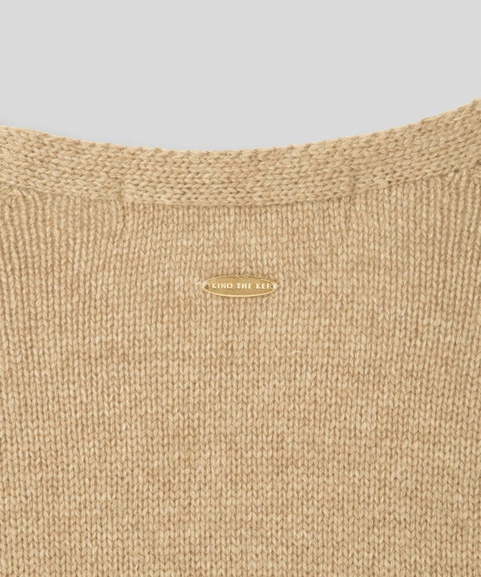 深Ｖネック オーバーニット ブルオーバー KINO THE KEI