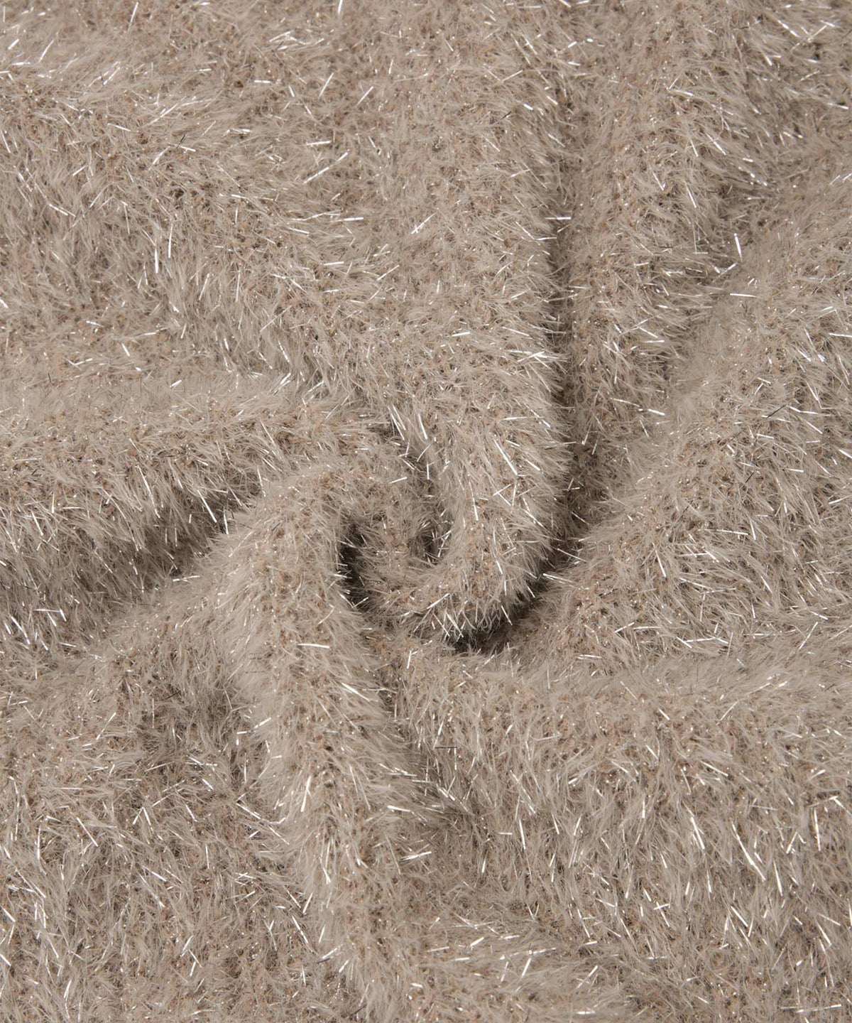 ラメシャギー ニット スカート 秋 冬 ロング ウエストゴム レディース ファッション 着回し 長め 無地 セットアップ シルバー グレージュ ブラック S M