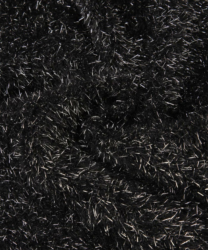 ラメシャギー ニット スカート 秋 冬 ロング ウエストゴム レディース ファッション 着回し 長め 無地 セットアップ シルバー グレージュ ブラック S M