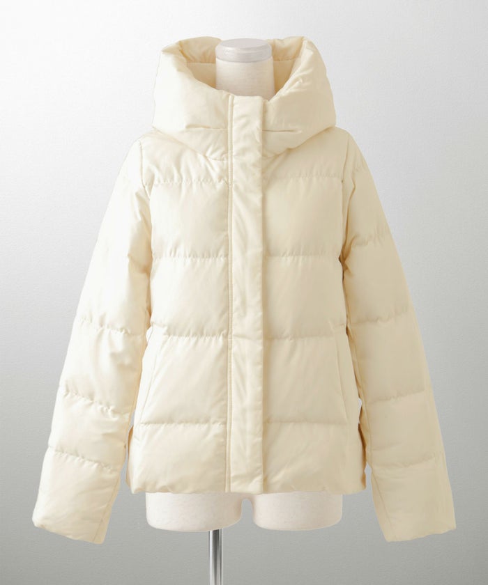 ショート丈 ダウン コート レディース アウター おしゃれ おすすめ きれいめ ビジネス 可愛い ホワイト ブラウン ブラック M