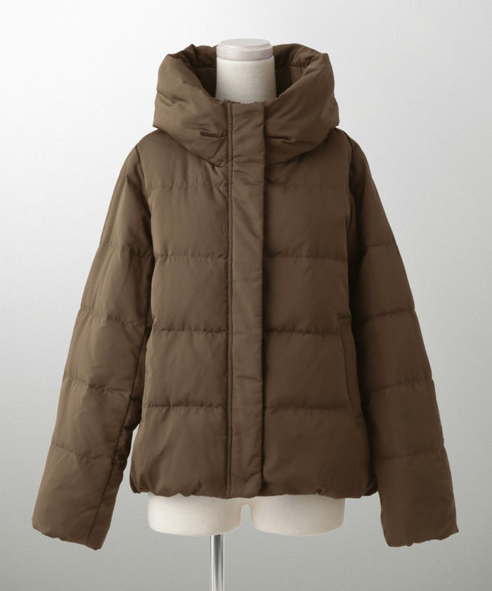 ショート丈 ダウン コート レディース アウター おしゃれ おすすめ きれいめ ビジネス 可愛い ホワイト ブラウン ブラック M