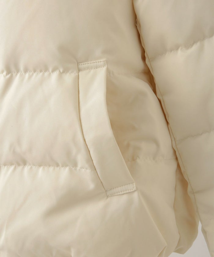 ショート丈 ダウン コート レディース アウター おしゃれ おすすめ きれいめ ビジネス 可愛い ホワイト ブラウン ブラック M