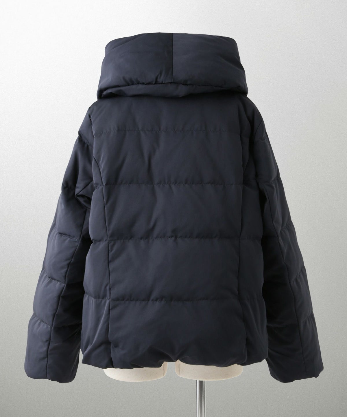 ショート丈 フード付き ダウン コート レディース アウター おしゃれ おすすめ きれいめ ビジネス 可愛い ホワイト グレージュ ネイビー ブラック M