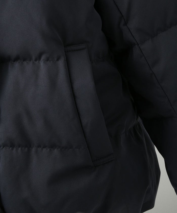 ショート丈 フード付き ダウン コート レディース アウター おしゃれ おすすめ きれいめ ビジネス 可愛い ホワイト グレージュ ネイビー ブラック M