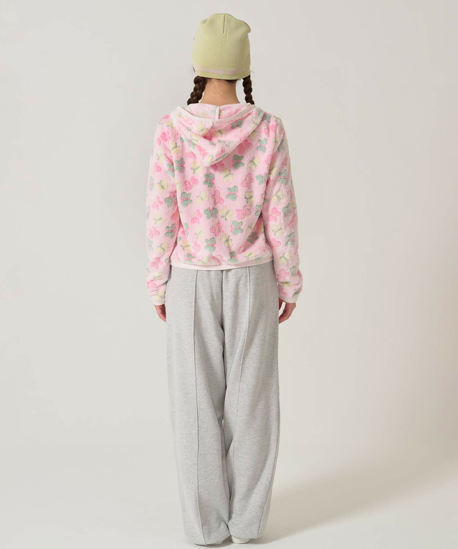 フード付き ジップアップ フリース TINA：JOJUN 全2色｜tnj241-1167【2