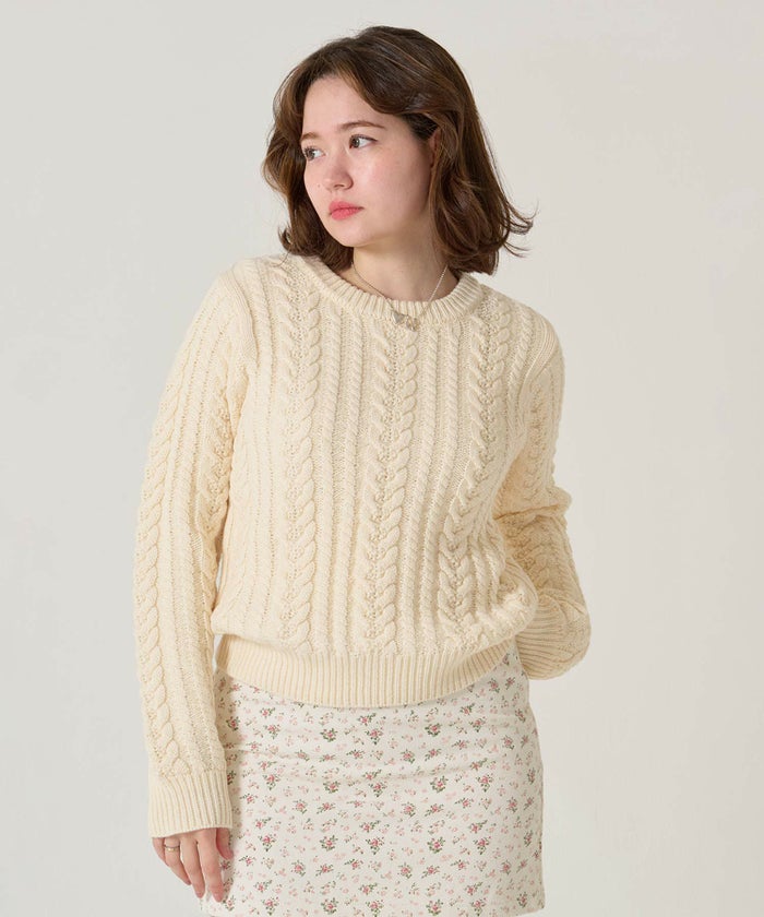 ケーブル/ ニット/トップス