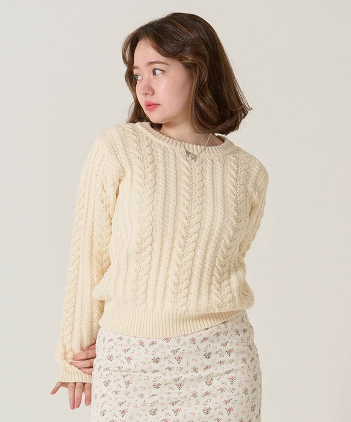 ケーブル/ ニット/トップス