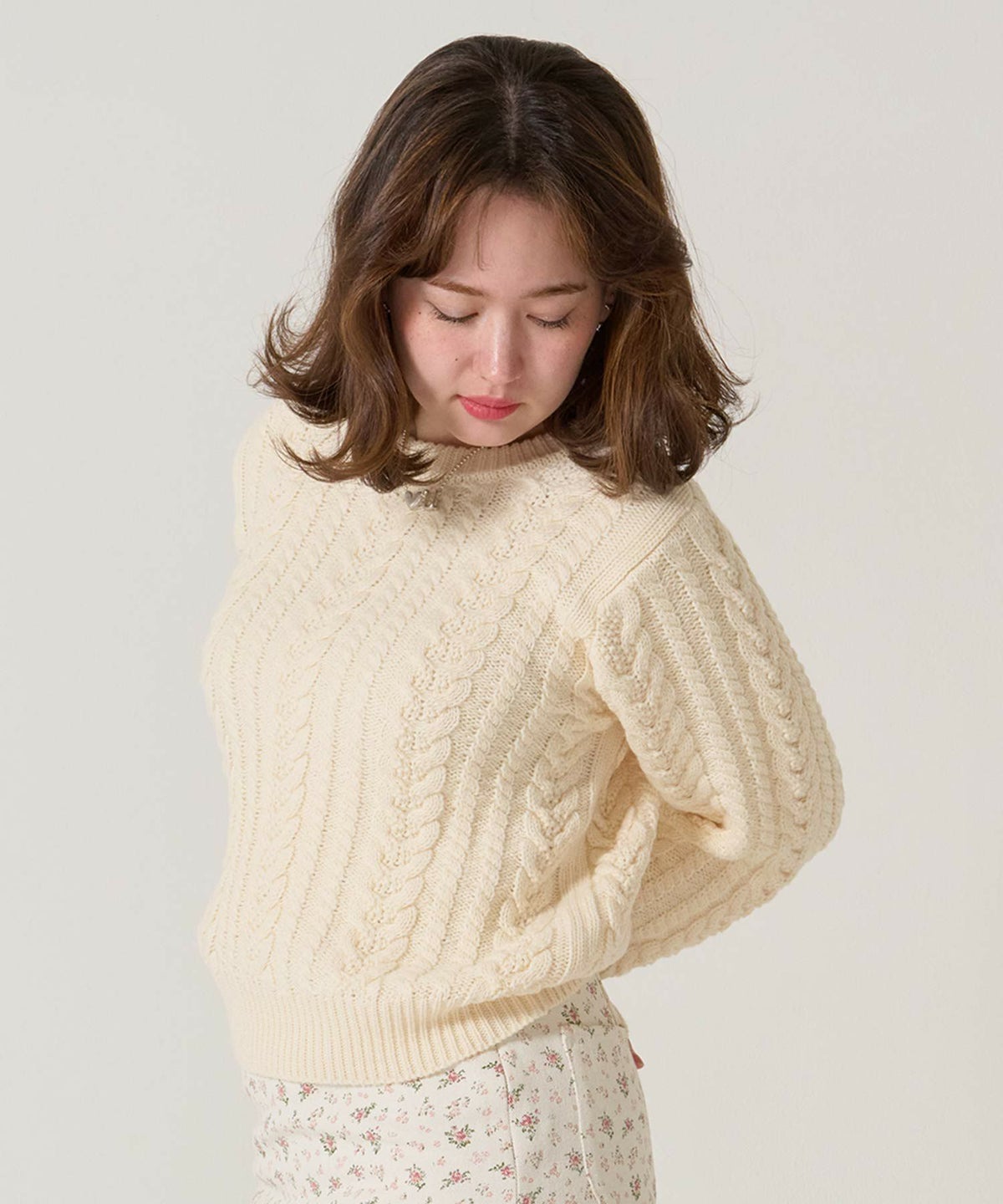 ケーブル/ ニット/トップス