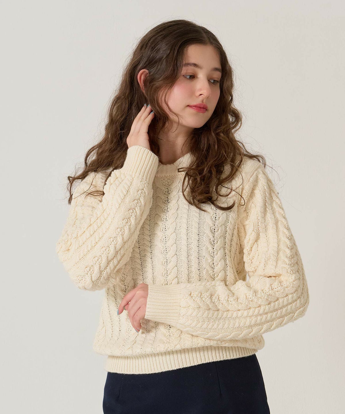 ケーブル/ ニット/トップス