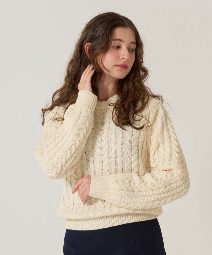 ケーブル/ ニット/トップス