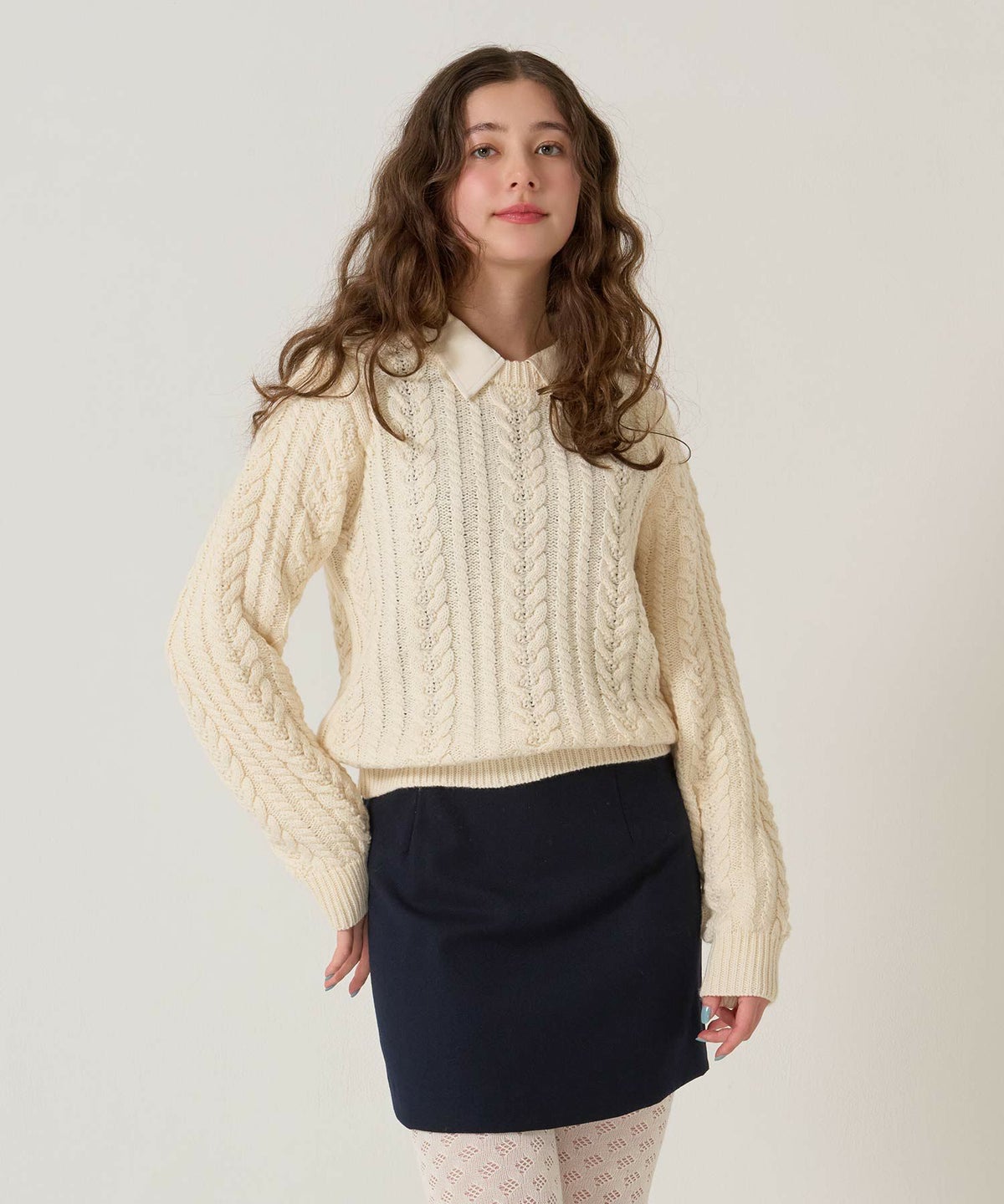 ケーブル/ ニット/トップス