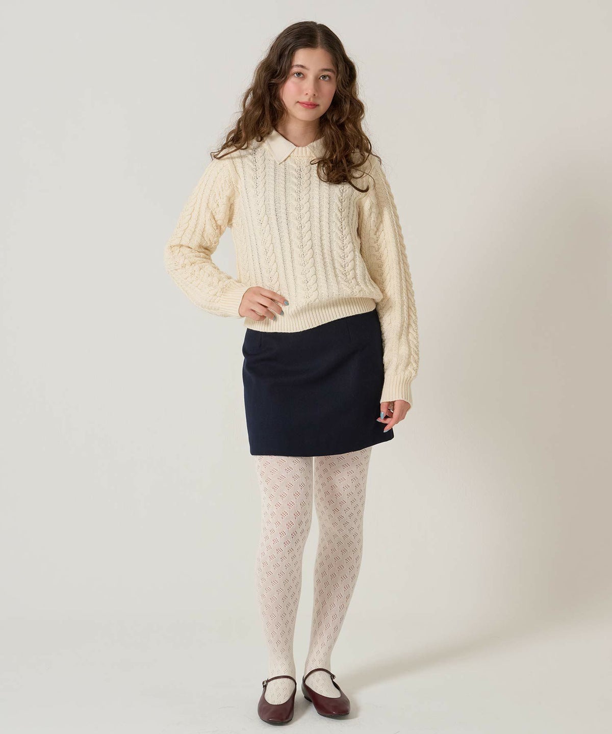 ケーブル/ ニット/トップス