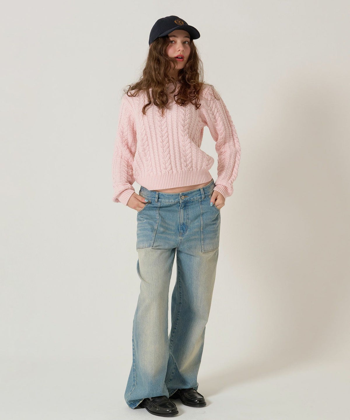 ケーブル/ ニット/トップス