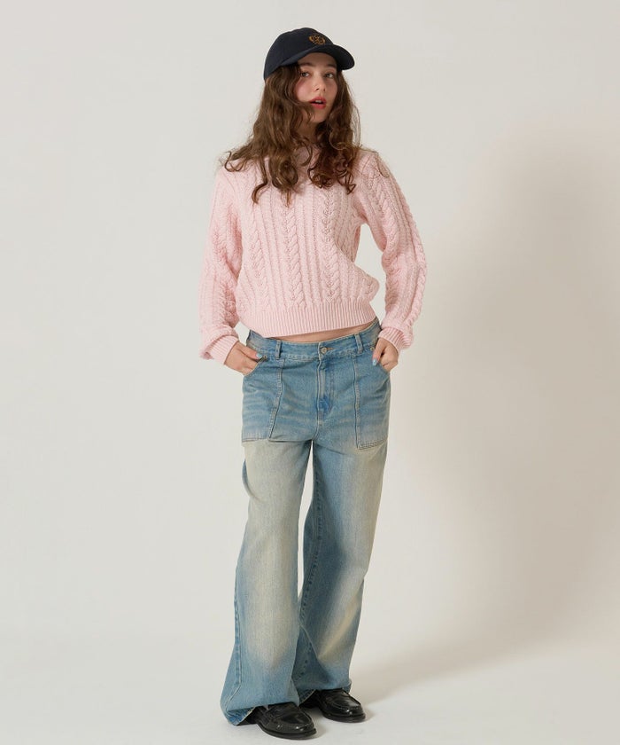 ケーブル/ ニット/トップス