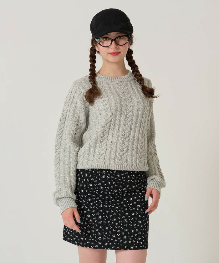 花柄/ミニ/スカート