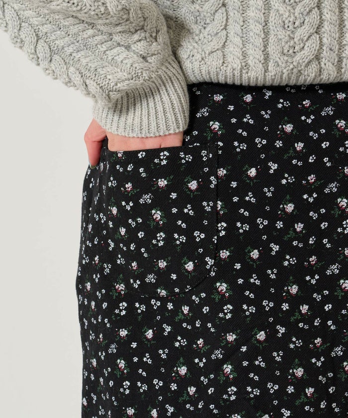 花柄/ミニ/スカート